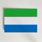 Sierra Leone National Flag Poster affisch – poster till väggdekoration – köp online hos Bozetto