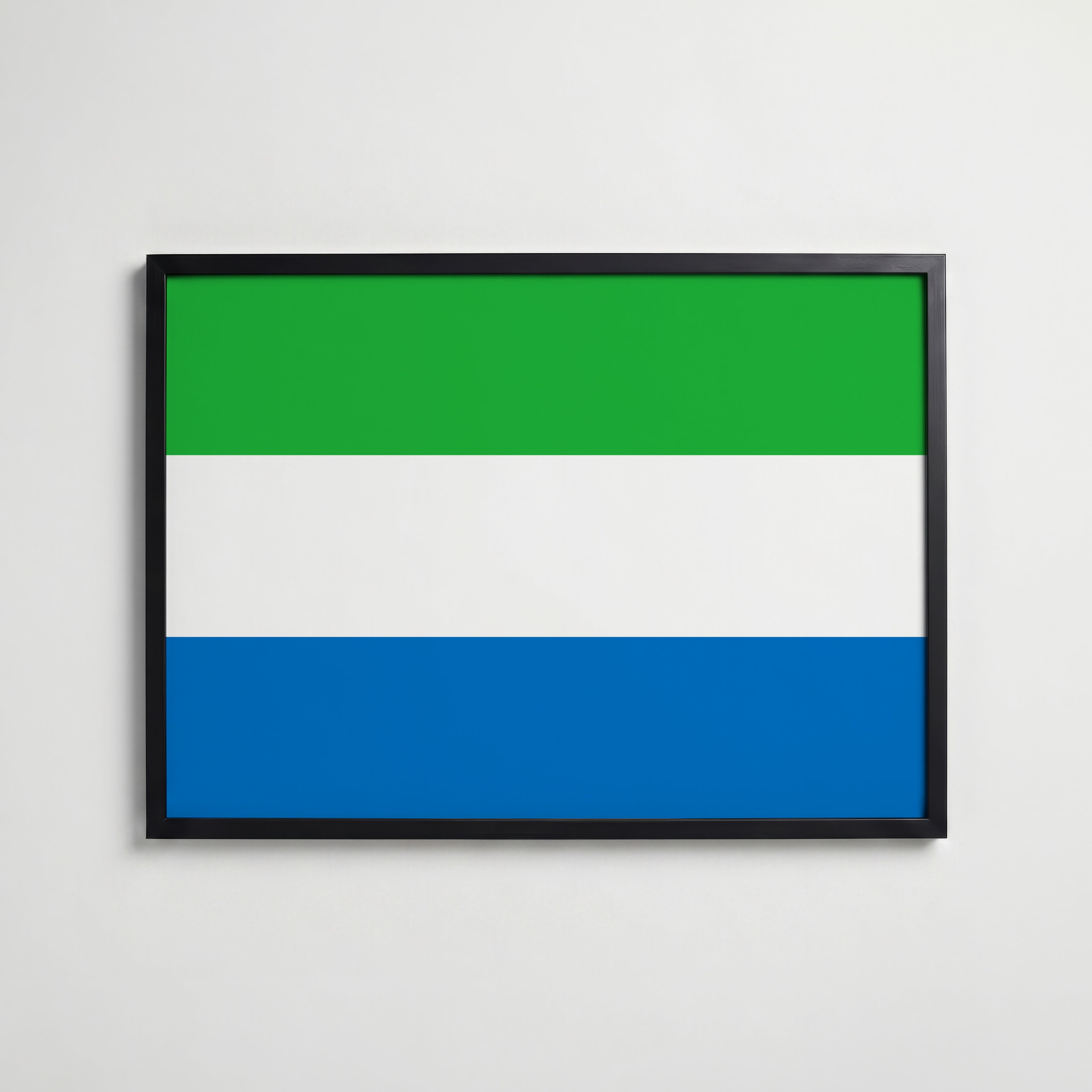 Sierra Leone National Flag Poster affisch – köp poster online – Bozetto väggdekoration
