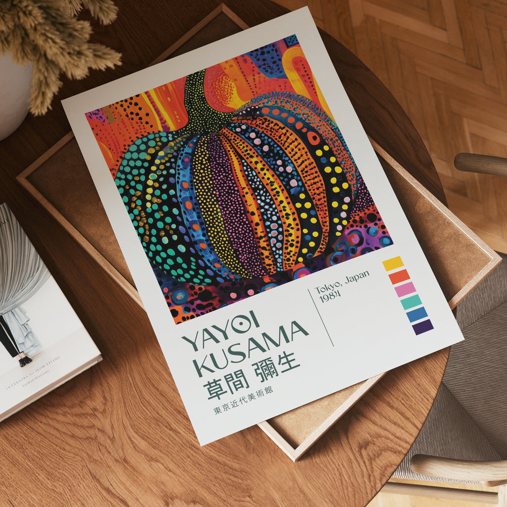 Yayoi Kusama Carnival Pumpkin Poster