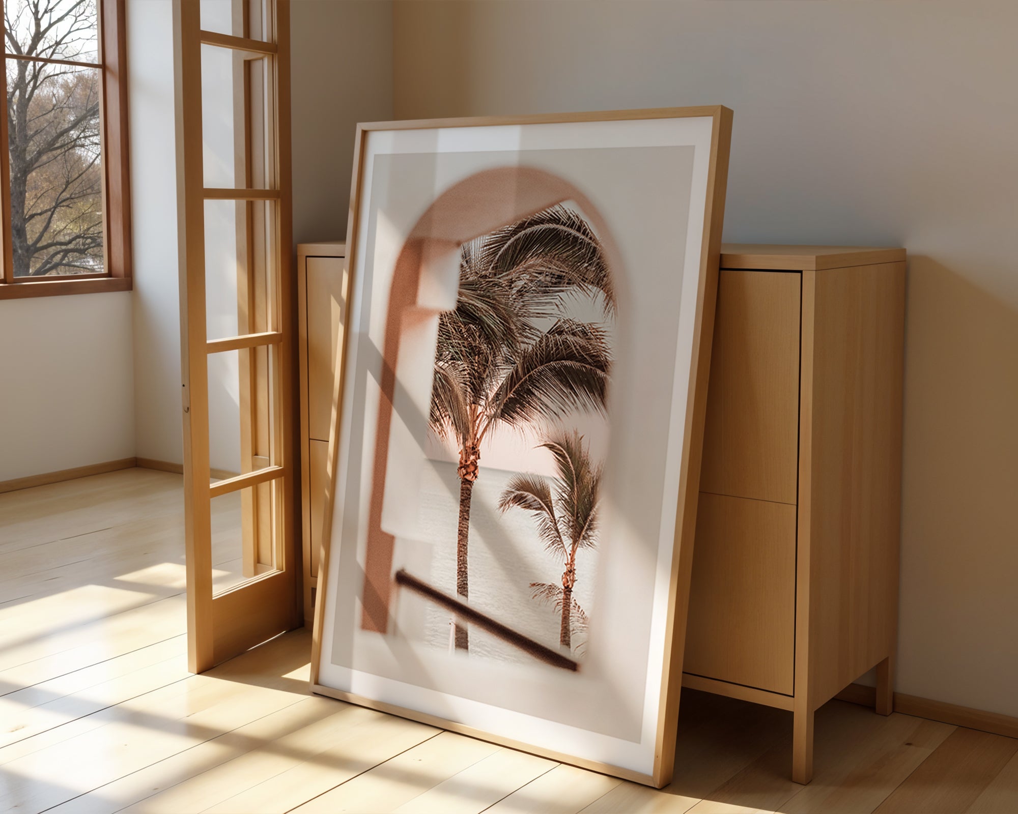 Palm View Arch Poster