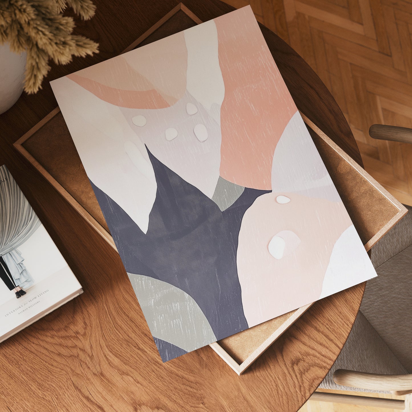 Camellia Charm Abstrakt Plakat