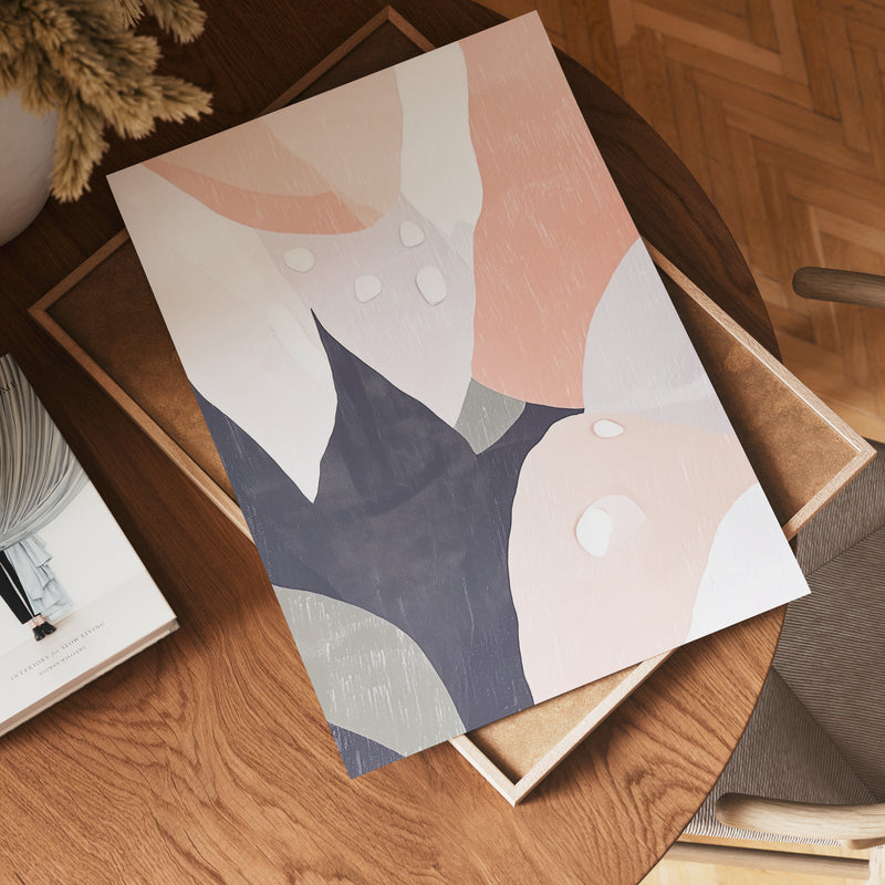 Camellia Charm Abstrakt Plakat