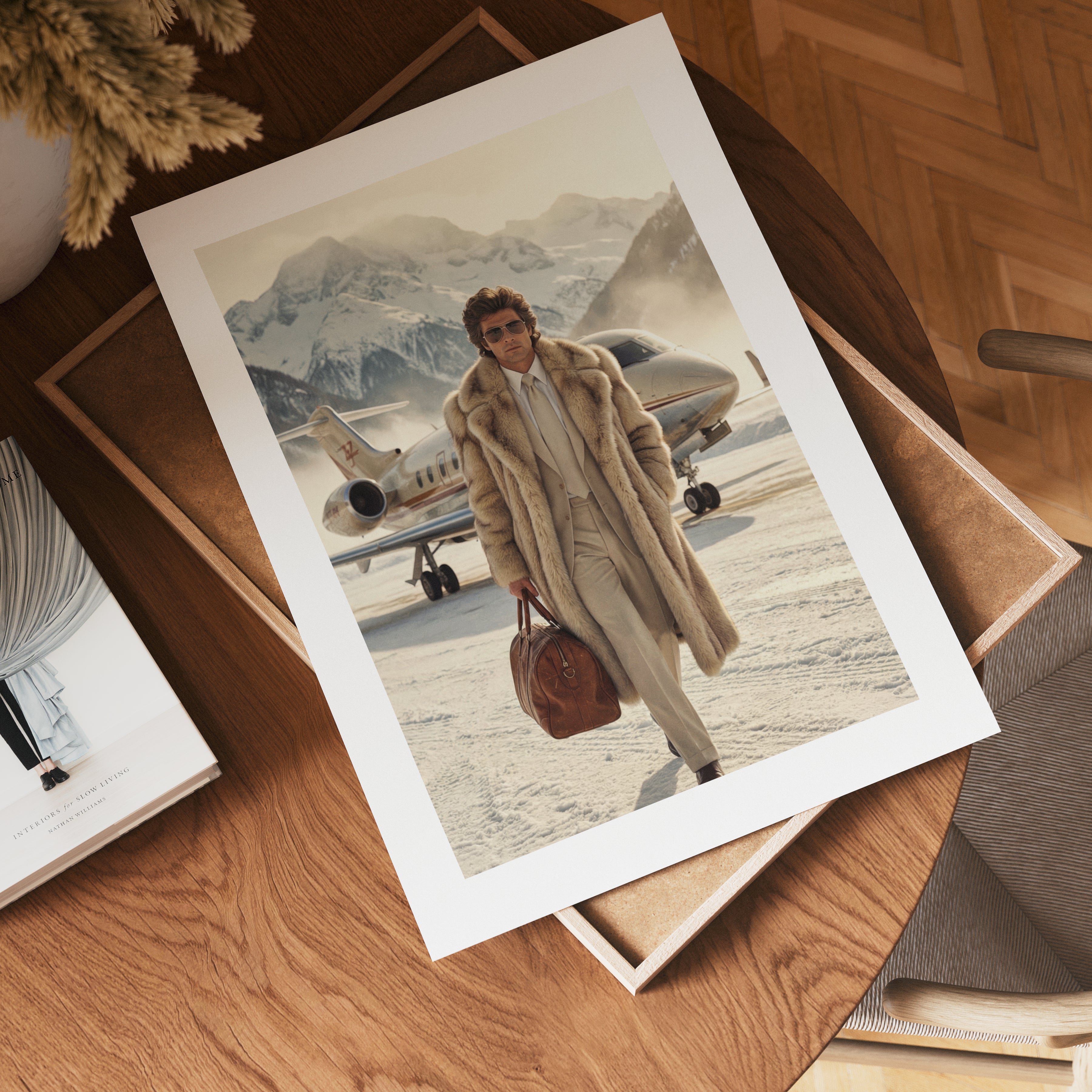 Jet Set Alpine Legacy – Bozetto poster i hög kvalitet, perfekt för varje rum i hemmet