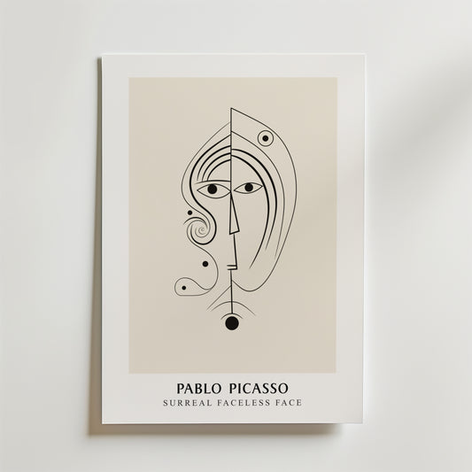 Picasso Soul In Lines Poster