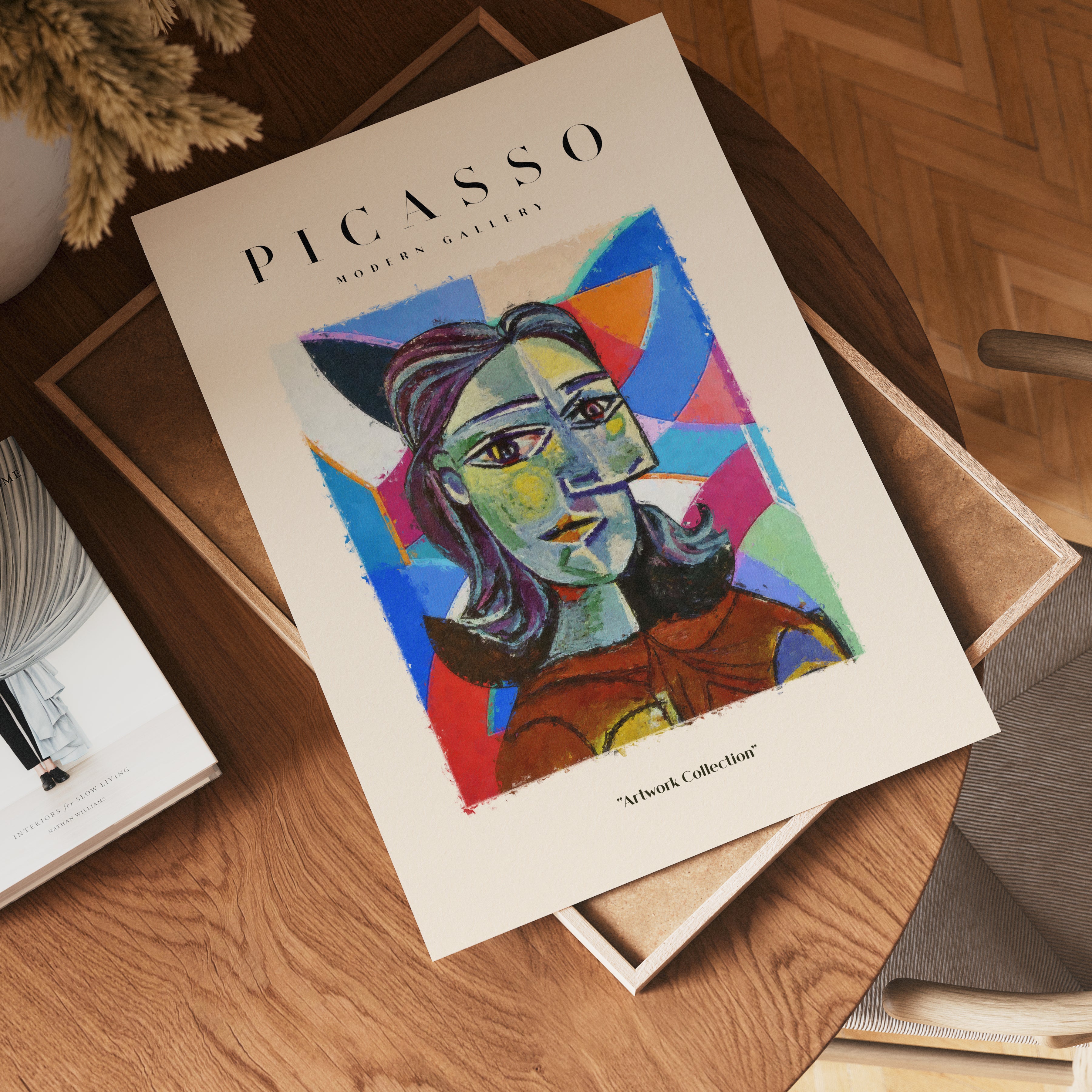 Picasso Cubist Expression Female Poster