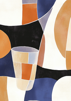 Abstract Shapes Poster