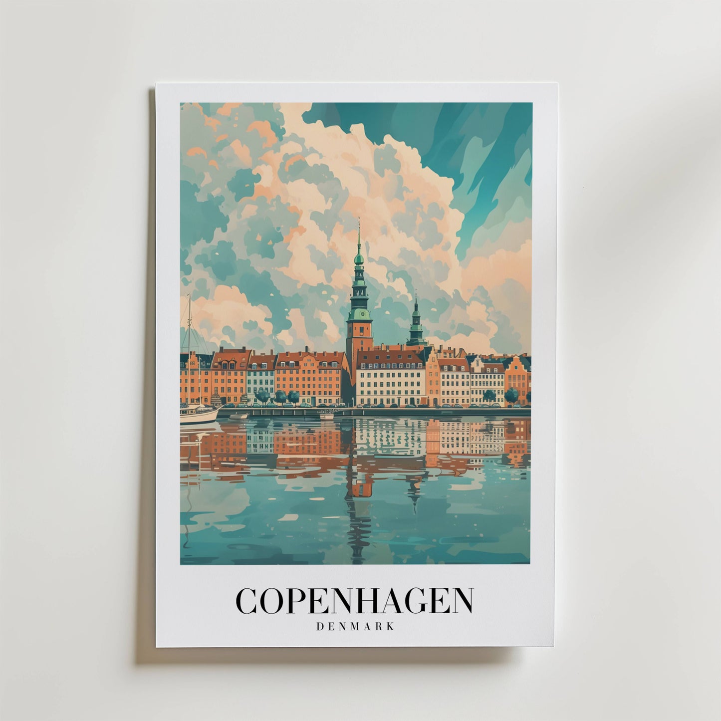 Reflections Of Copenhagen Poster
