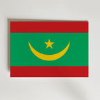 Mauritania National Flag Poster affisch – poster till väggdekoration – köp online hos Bozetto