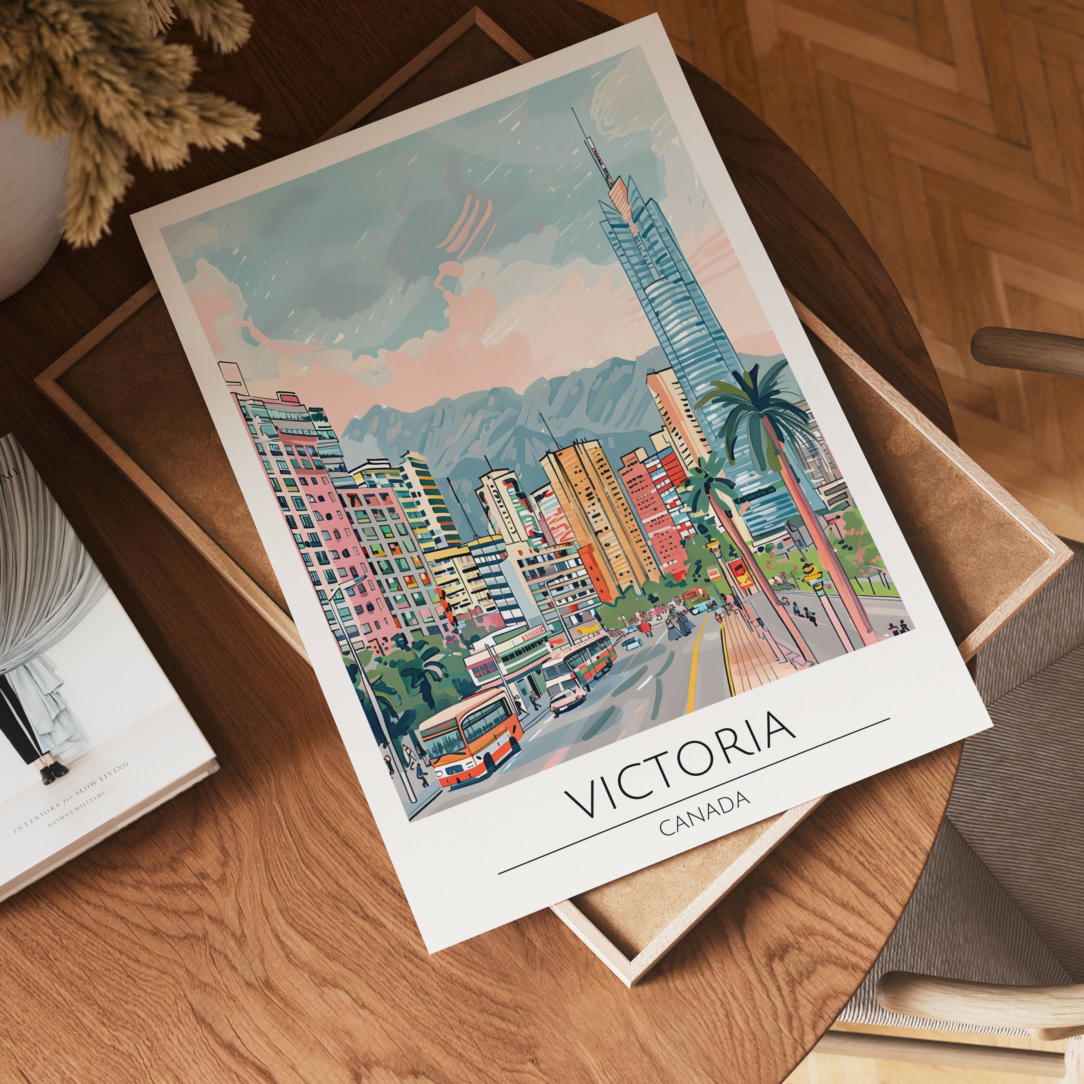 Victoria Skyline Journey Poster