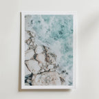 Ocean Pebble Flow Poster