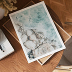 Ocean Pebble Flow Poster