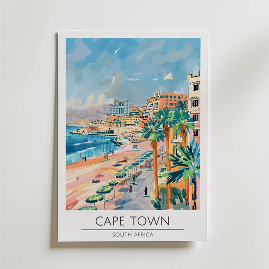 Cape Town Coastal Escape Poster