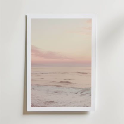 Soft Pastel Shore Poster