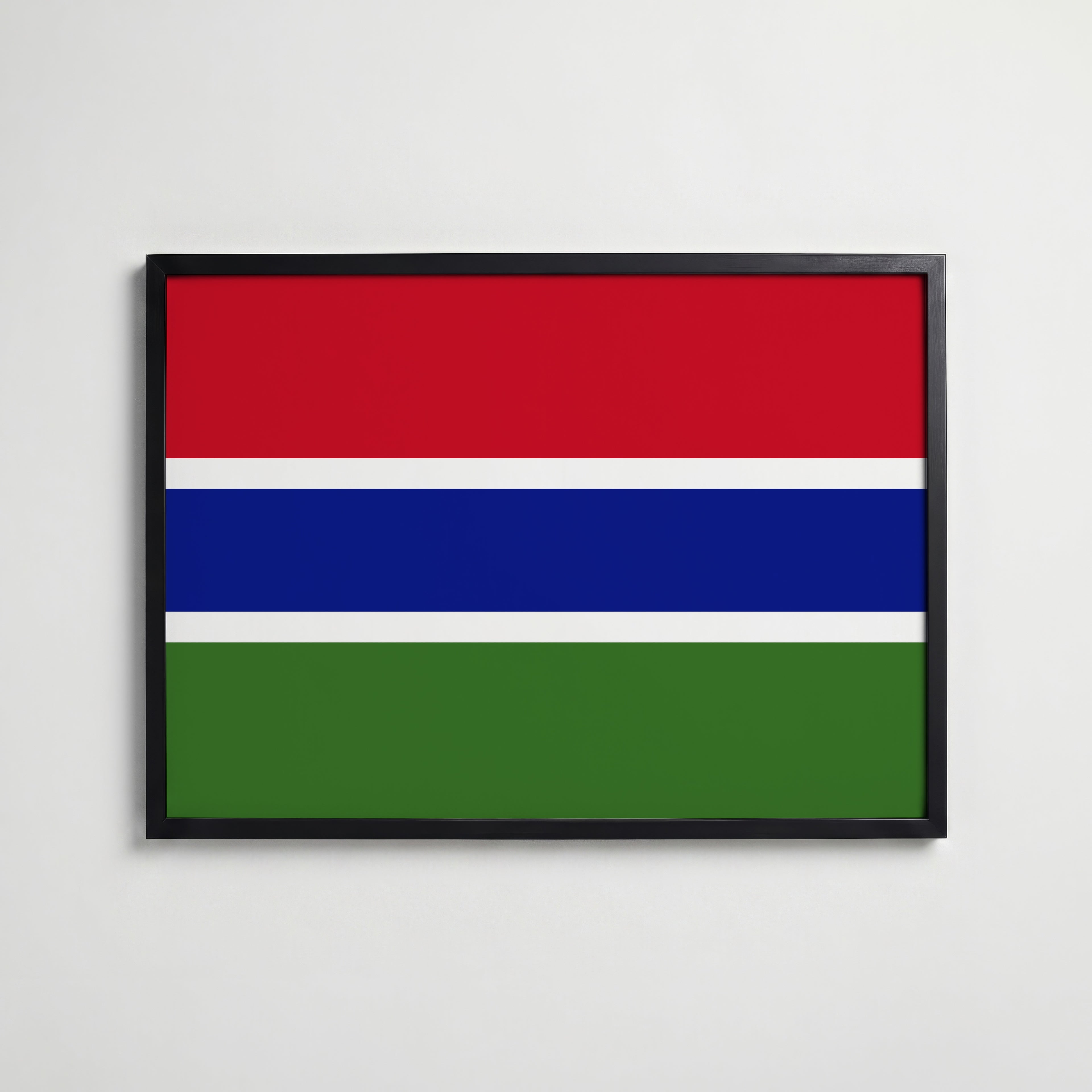Gambia National Flag Poster affisch – köp poster online – Bozetto väggdekoration