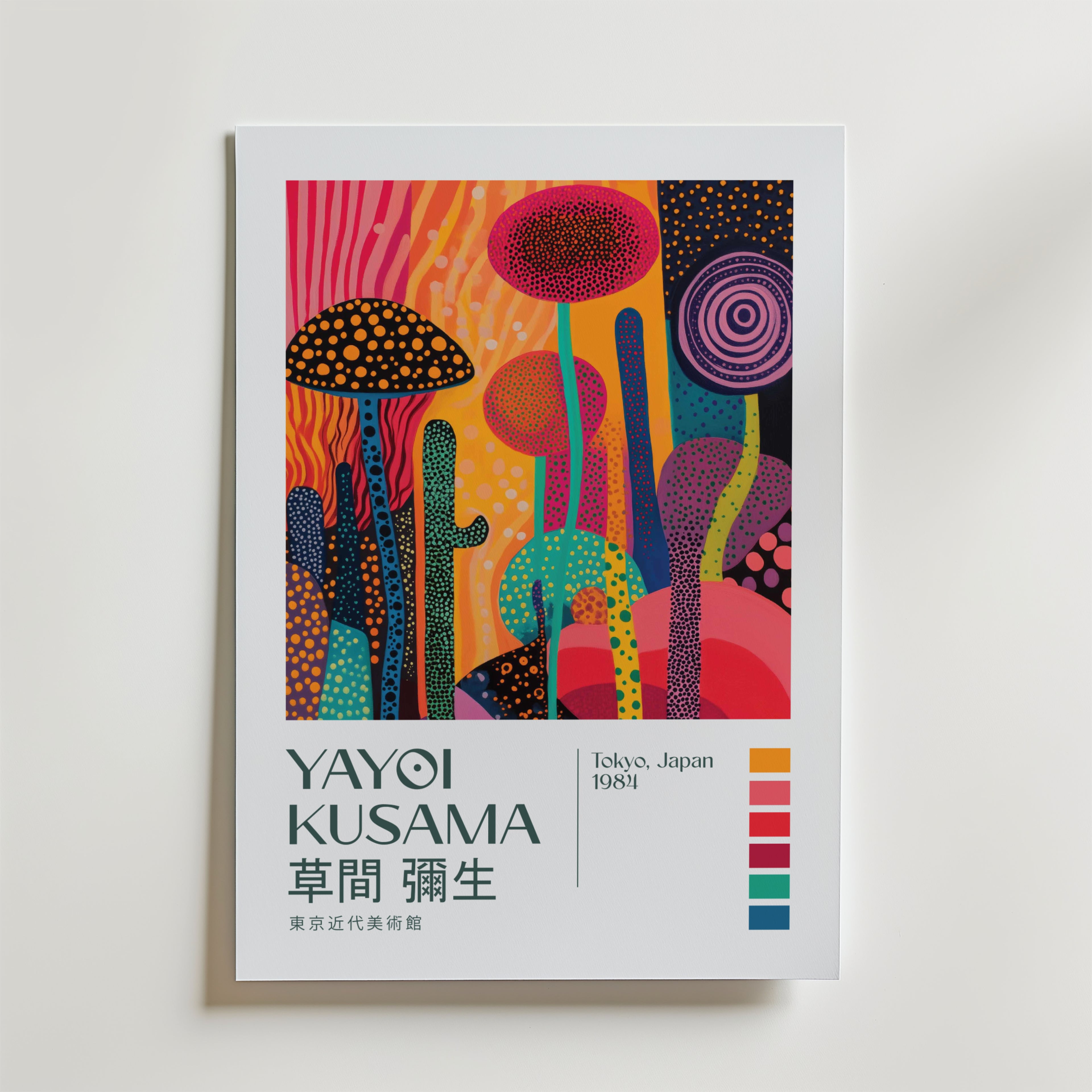 Yayoi Kusama Cosmic Garden Poster