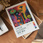 Yayoi Kusama Midnight Garden Poster