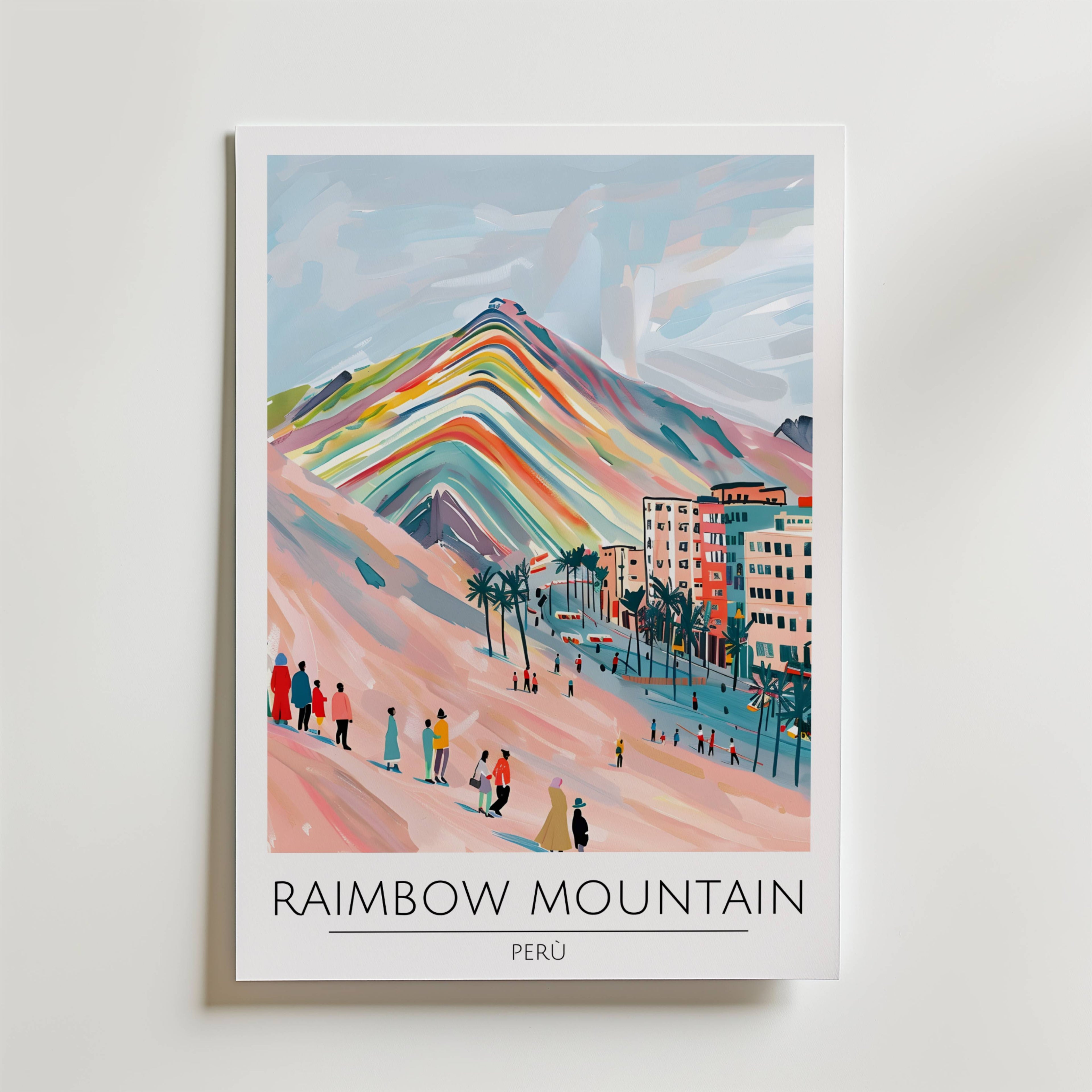 Rainbow Mountain Poster