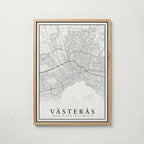 Västerås Karta Poster