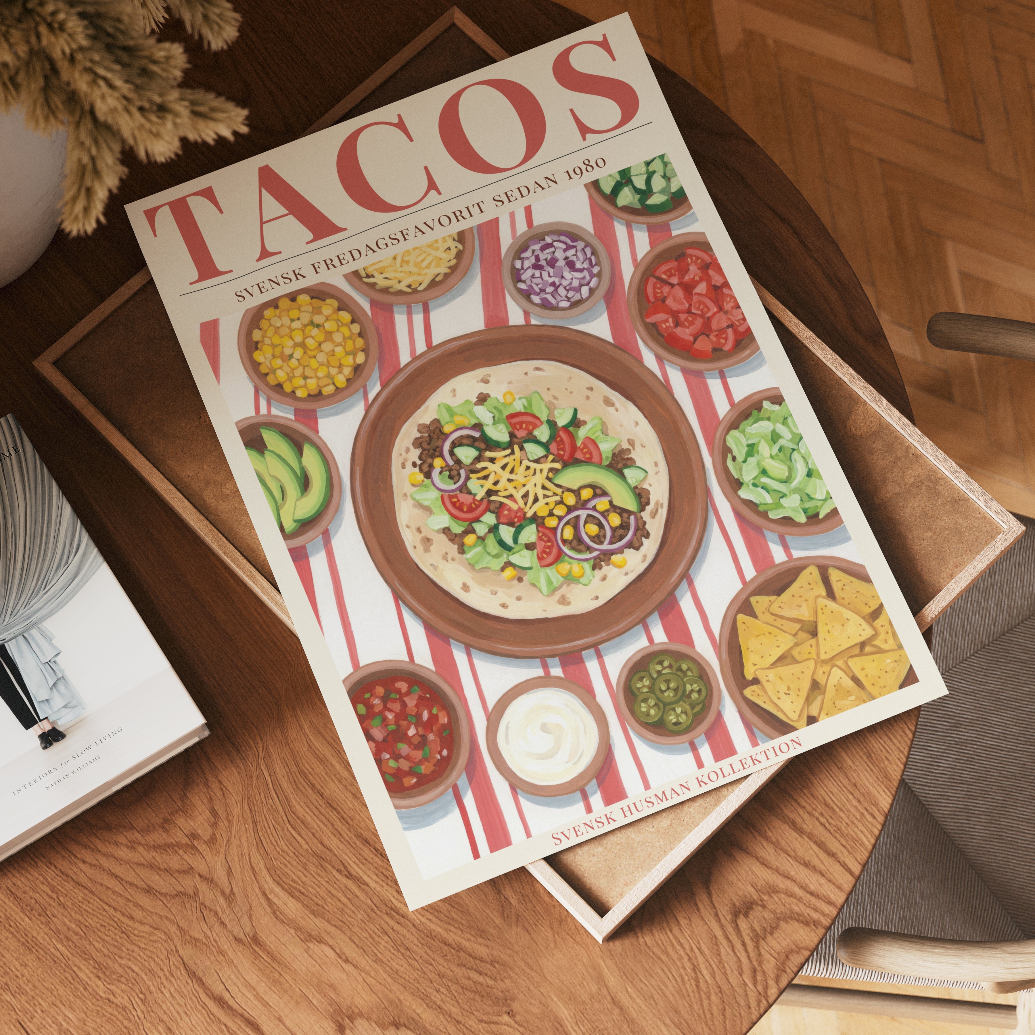 Tacos Fredag Poster affisch – poster till väggdekoration – köp online hos Bozetto