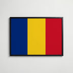 Romania National Flag Poster affisch – köp poster online – Bozetto väggdekoration