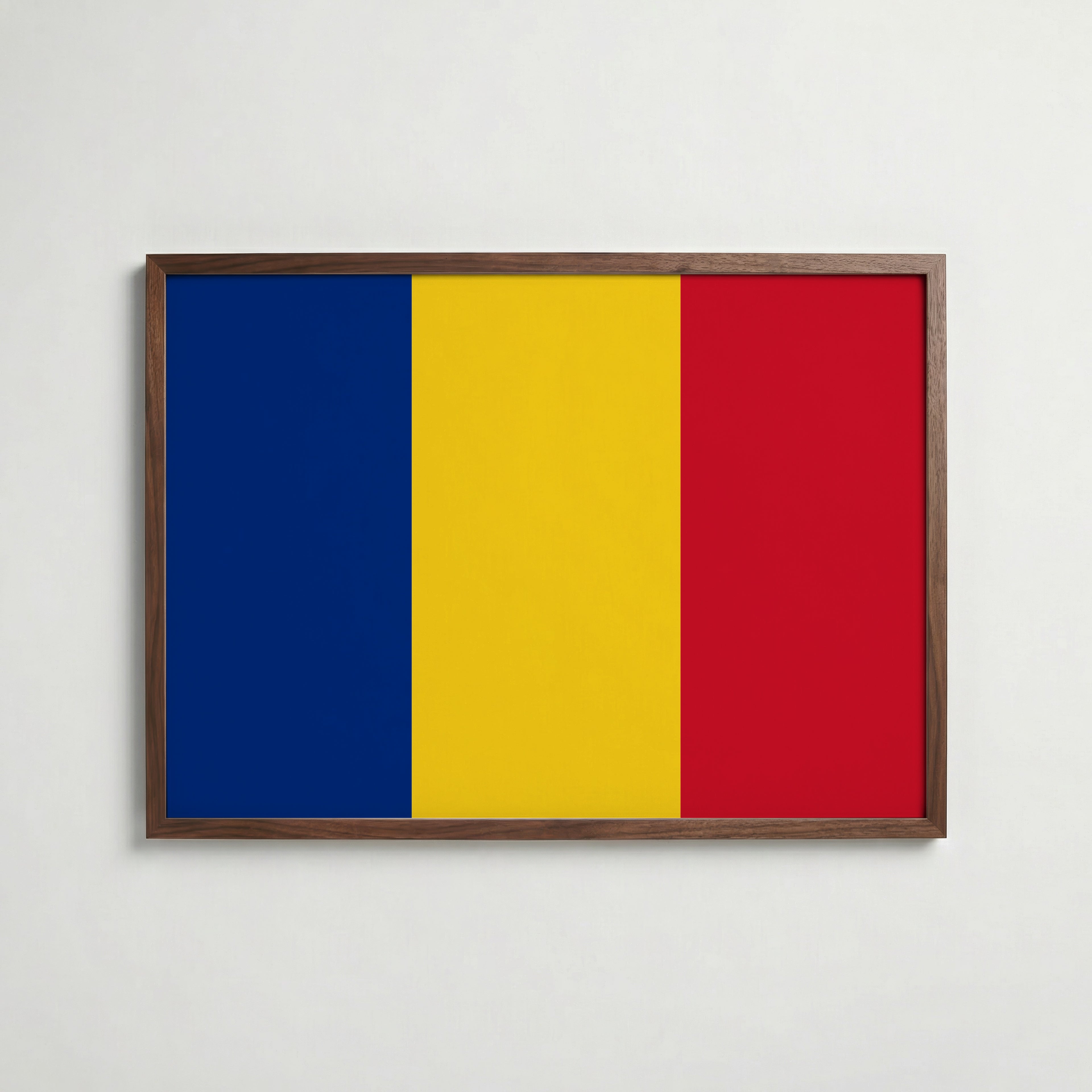 Romania National Flag Poster poster – väggdekoration för hemmet – köp hos Bozetto