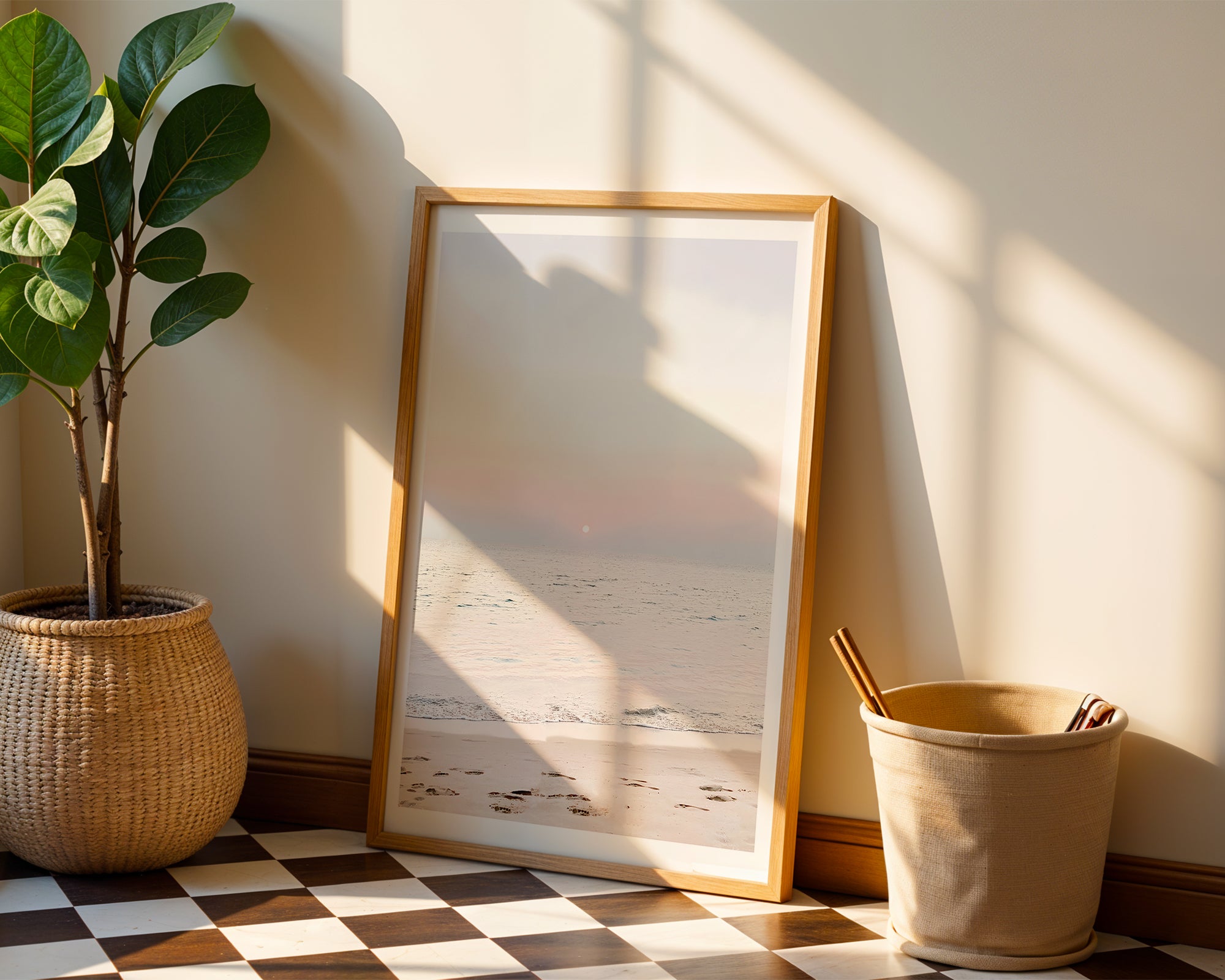 Pastel Horizon Sunset Poster