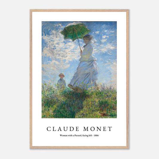 Claude Monet Woman With a Parasol Poster