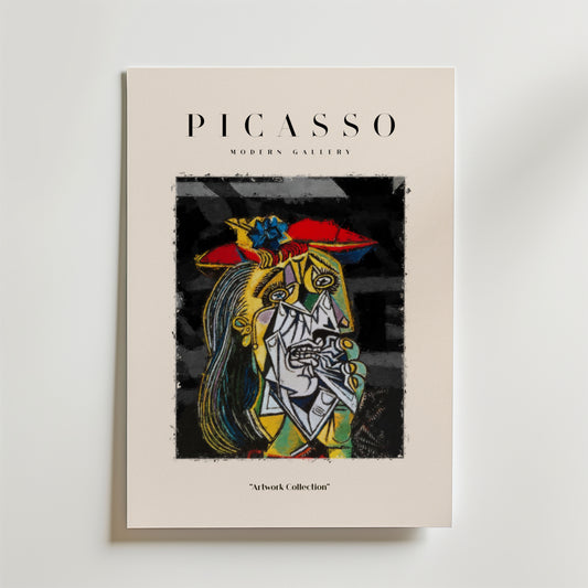 Picasso Crying Eyes of Grief Poster