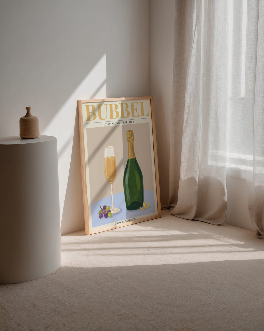 Bubbel Poster i modern inredning – stilren väggkonst för hemmet hos Bozetto