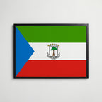Equatorial Guinea National Flag Poster affisch – köp poster online – Bozetto väggdekoration