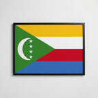 Comoros National Flag Poster affisch – köp poster online – Bozetto väggdekoration