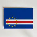 Cape Verde National Flag Poster – modern konst och stilren konsttryck för hemmet hos Bozetto