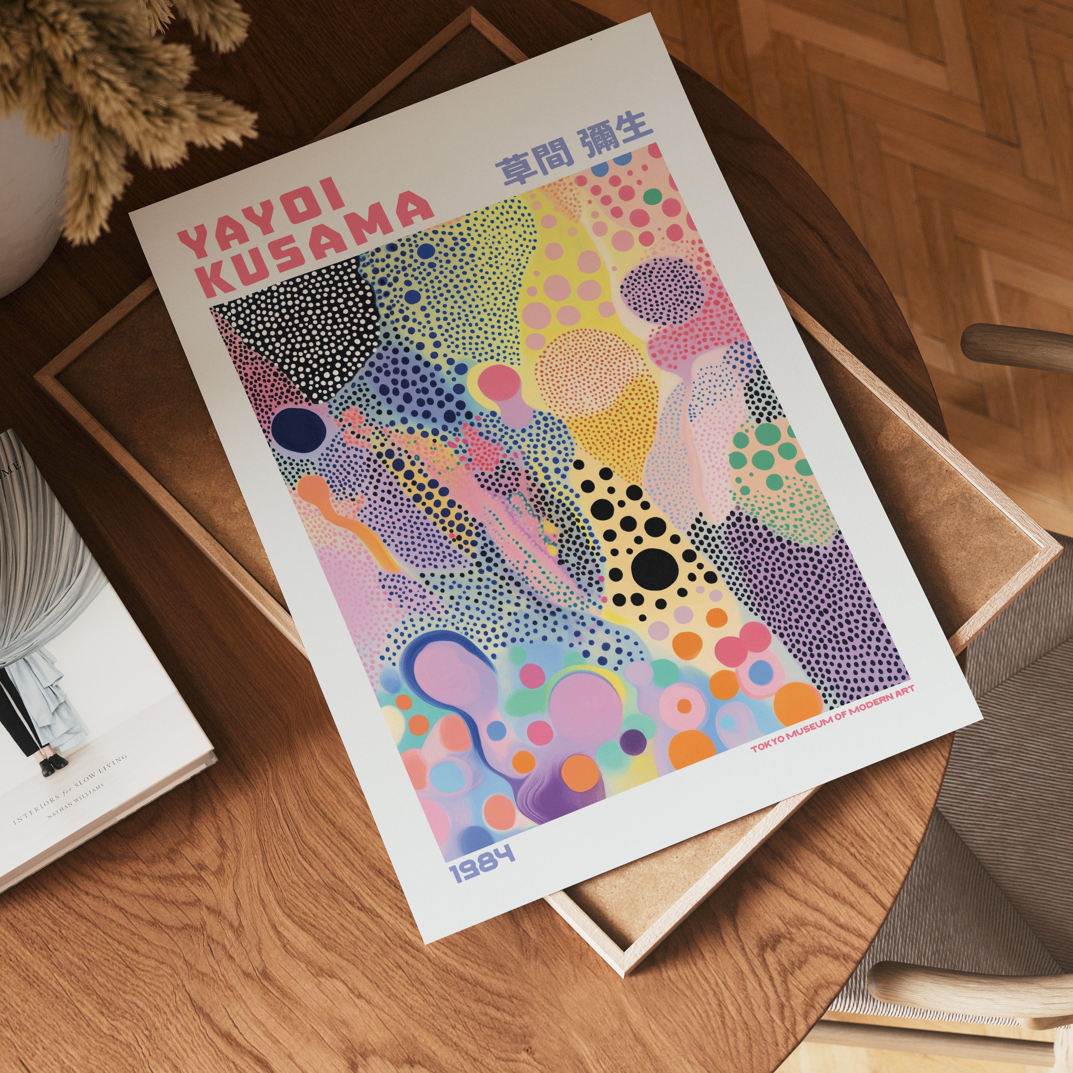 Yayoi Kusama Colorful Dots Poster