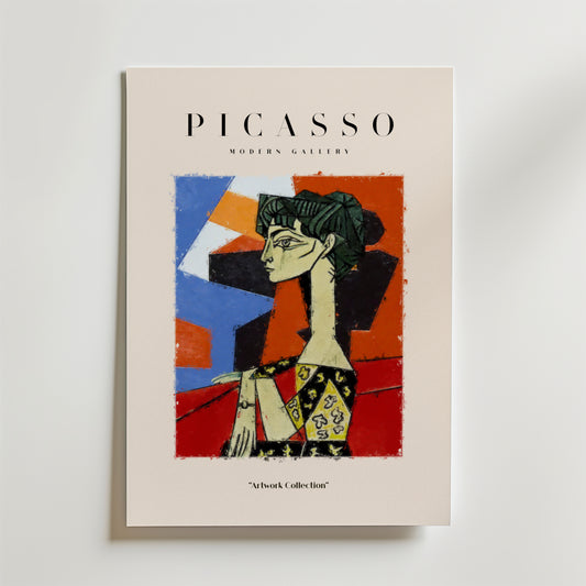 Picasso Modern Line Art Woman Poster