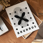 Bauhaus Abstract Bloom Poster