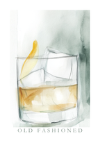 Old Fashioned Drink Poster