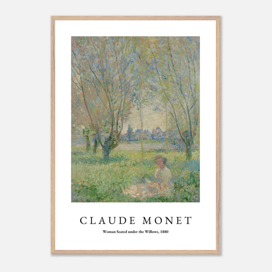 Claude Monet Seated Woman Poster