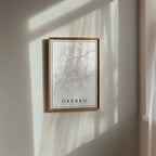 Örebro Karta Poster
