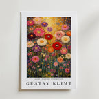 Gustav Klimt Floral Reverie Garden Poster affisch – poster till väggdekoration – köp online hos Bozetto