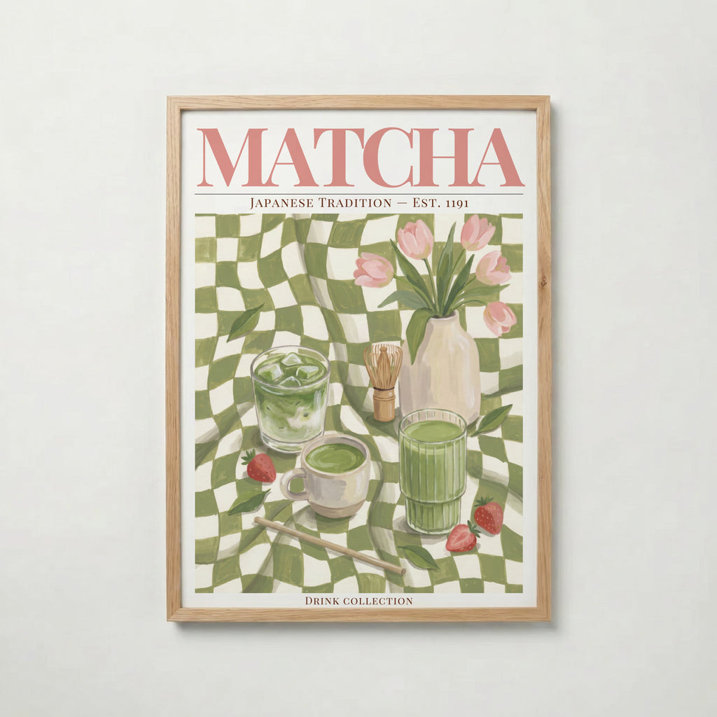 Matcha Poster – köp affisch till hemmet – Bozetto väggdekoration