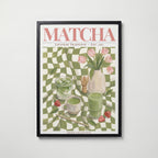 Matcha Poster affisch – stilren väggdekoration – Bozetto posters