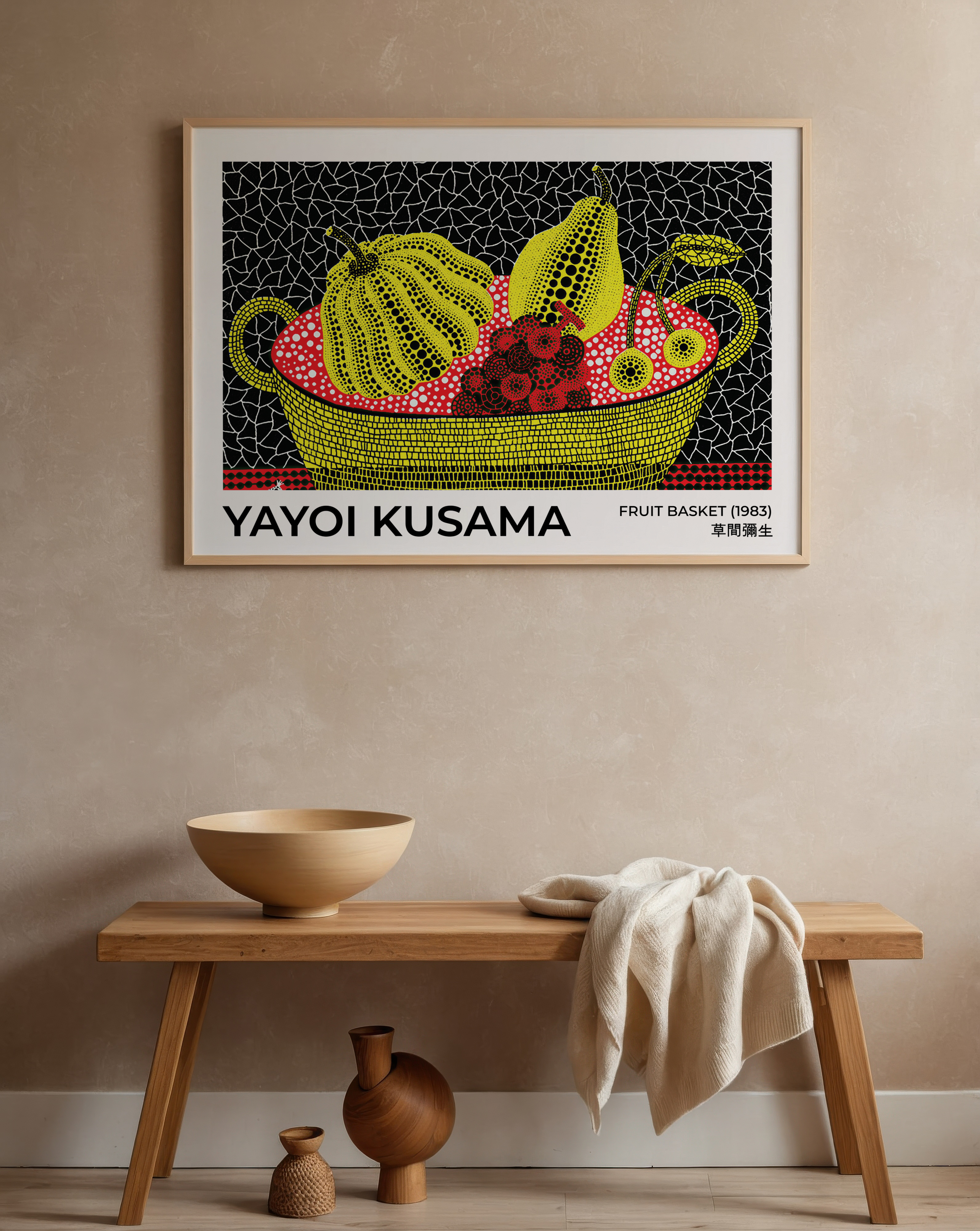 Yayoi Kusama – Fruit Basket (1983) Poster