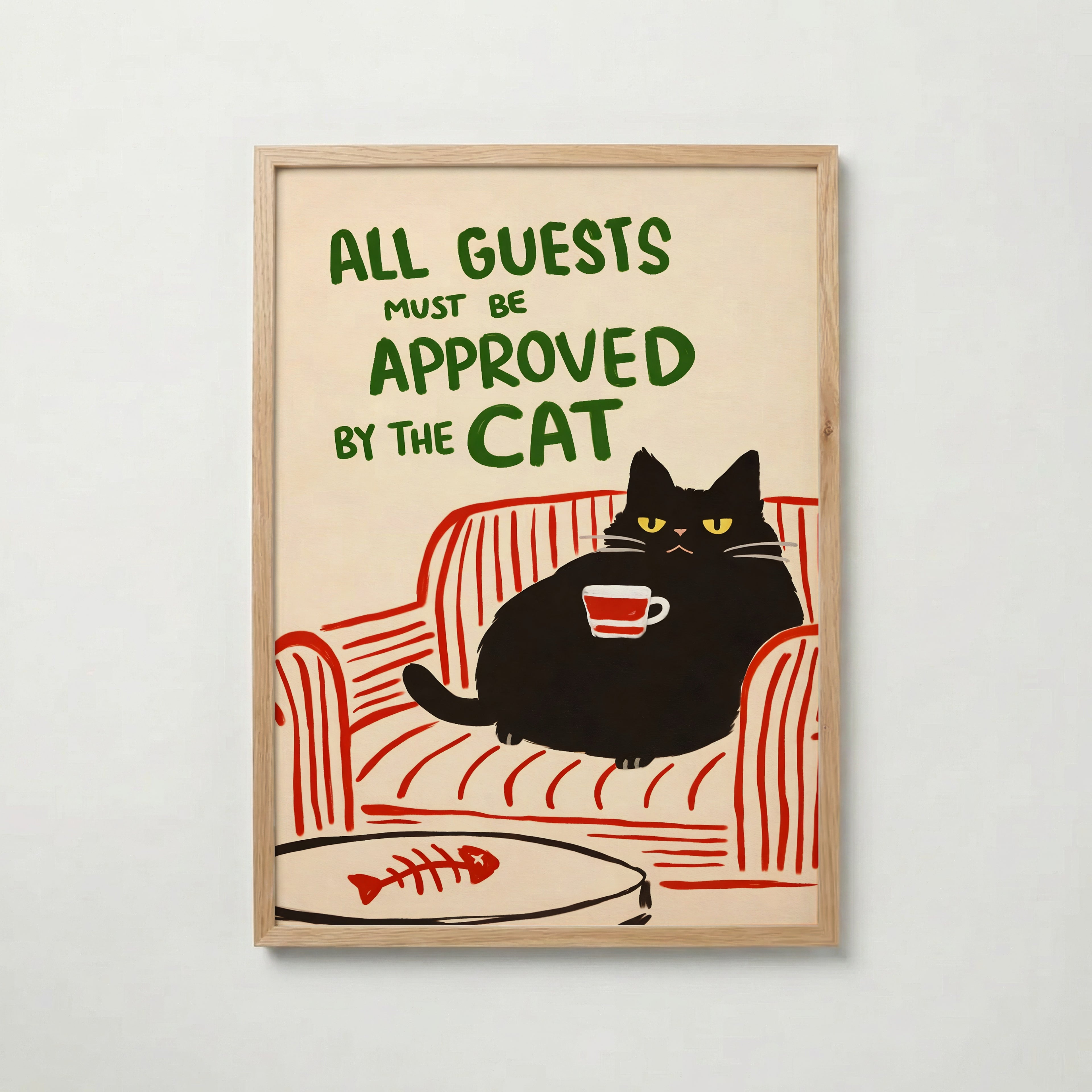 Approved by the Cat Poster