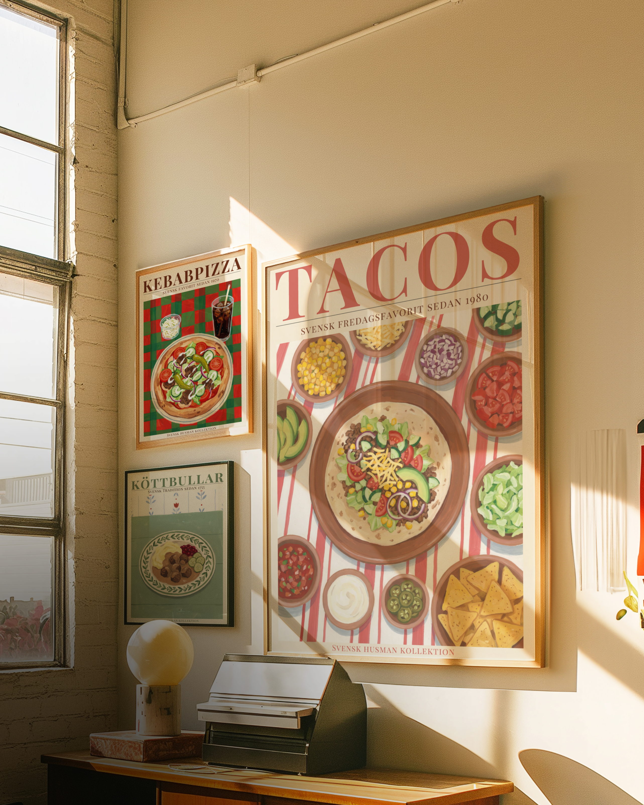 Bundle 3-pack Husman Collection – affischset poster kollektion – köp online hos Bozetto