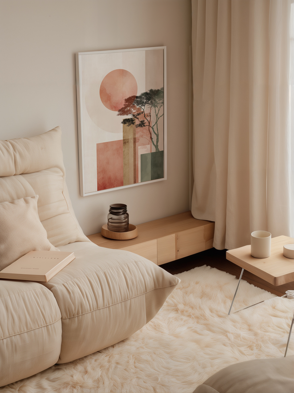 Silent Sun Geometry Poster