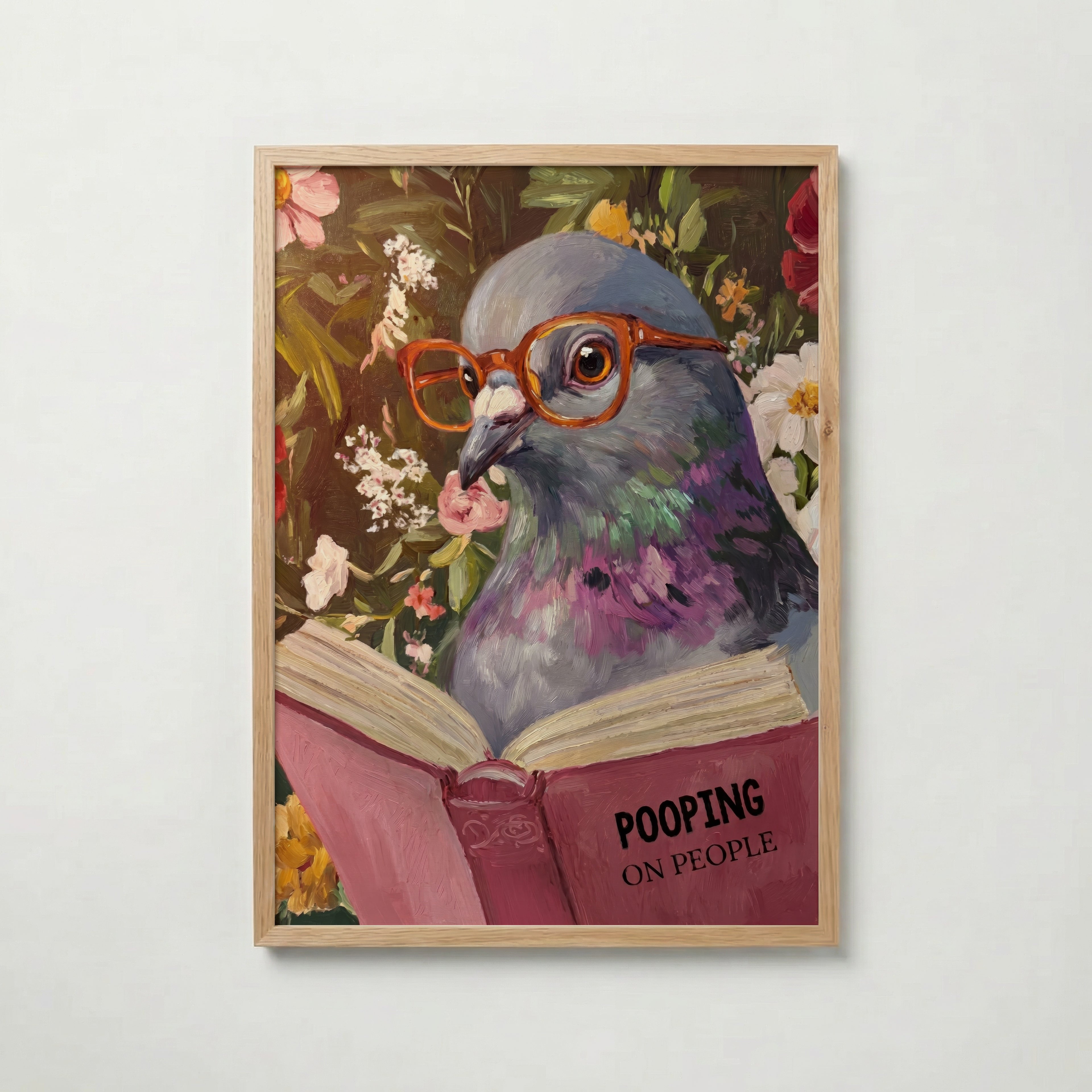 Feathered Wisdom poster visad rakt fram – Bozetto affisch i hög tryckkvalitet i hög tryckkvalitet