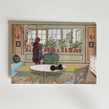 Carl Larsson Blomsterfönstret 1894 Poster