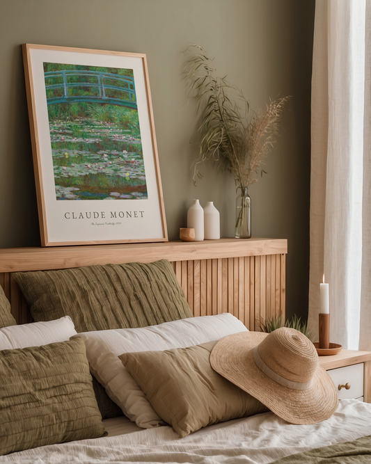 Claude Monet Fodgængerbro Plakat
