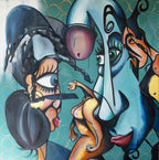 Bonaparte Left The Party - Tony Nilsson affisch – köp poster online – Bozetto väggdekoration
