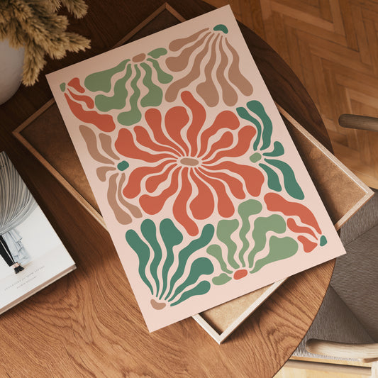 Bloom Spiral Poster